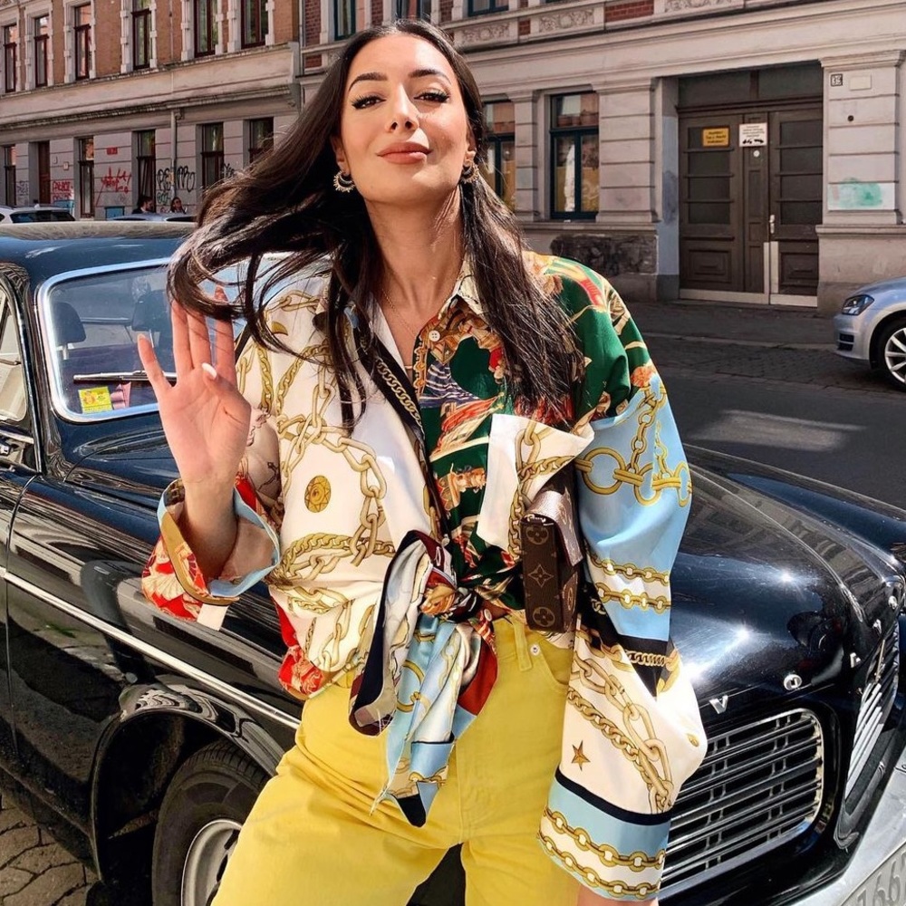 NWT Zara oversized patchwork shirt - Picture 3 of 17